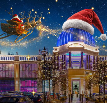 Christmas 25 Trafford Palazzo with Santa